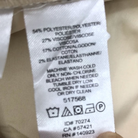 ANN TAYLOR LOFT Plaid Checkered High Rise Wide Leg Crop Pants 8 - Picture 6 of 7